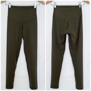 Aerie Offline Real Me 7/8 Legging Hi Rise Stretchy Soft Comfy Size Medium Olive